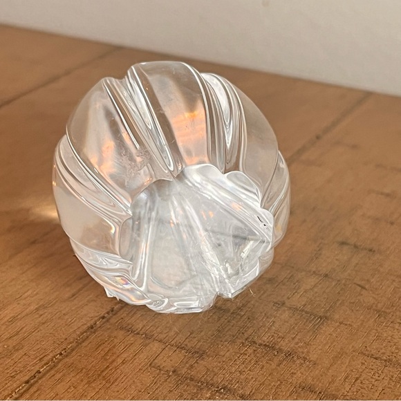 Orrefors Sweden Crystal Egg Paperweight - Picture 3 of 6